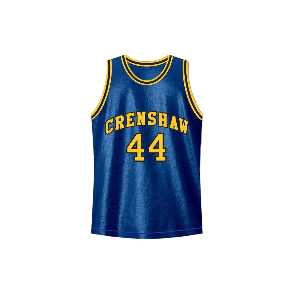 KB 44 Crenshaw High School Blue Basketball Jersey Moesha