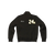 Hooligans 24 K Solid Black Varsity Letterman Jacket-Style Sweatshirt