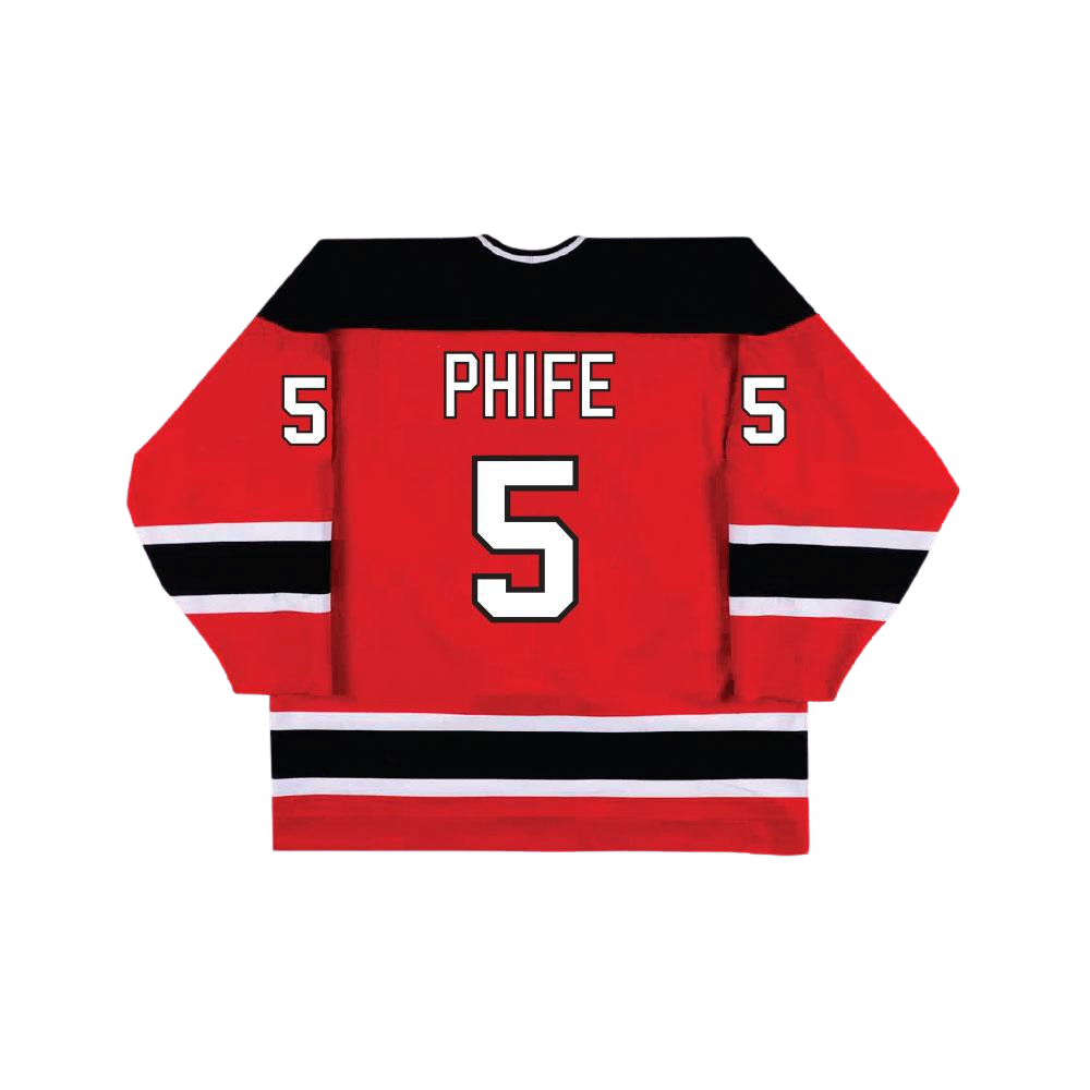 Phife Dawg 5 OMG Red Hockey Jersey