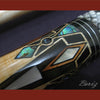 Boriz Billiards Snake Skin Grip Pool Cue Stick Original Inlays New - borizcustom