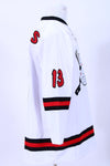 Jason Vorhees 13 Friday The 13th White Hockey Jersey