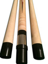Boriz Billiards Black Leather Grip Pool Cue Stick Majestic Series inlaid Vincent Color
