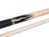 Billiards Black Leather Grip Pool Cue Stick Majestic Series inlaid BLBB