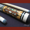 Boriz Billiards Snake Skin Grip Pool Cue Stick Original Inlays New - borizcustom