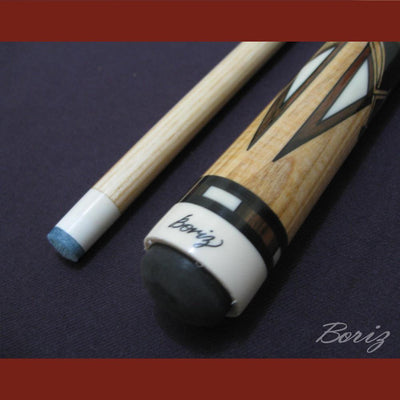 Boriz Billiards Linen Grip Pool Cue Stick Original Inlays New - borizcustom