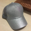 2018 Summer CC Glitter Ponytail Baseball Cap Dad Hats for Women Hip Hop Caps Messy Bun Cotton Sports Mesh Trucker Hat