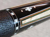 Boriz Billiards Black Leather Grip Pool Cue Stick Majestic FXCV Series inlaid