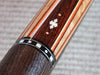 Boriz Billiards Black Leather Grip Pool Cue Stick Majestic  Lbird Series inlaid