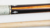 Boriz Billiards Black Leather Grip Pool Cue Stick Majestic CQQC Series inlaid