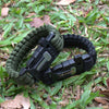 Braided Bracelet Men Multi-function Paracord Survival Bracelet Outdoor Camping Rescue Emergency Rope Bracelets JBA0223