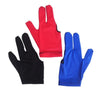 3PCS Absorbent Billiard Gloves Billiard Cue Glove Sport Pool Accessory Three Fingers Left Right Hand Billiard Cue Glove 3 Color