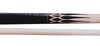 Billiards Black Leather Grip Pool Cue Stick Majestic Series inlaid Model A
