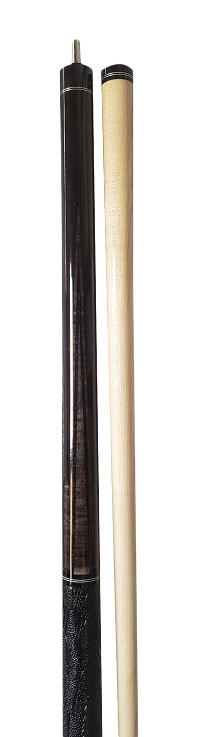 Boriz Billiards Black Leather Grip Pool Cue Stick Series inlaid elegantz