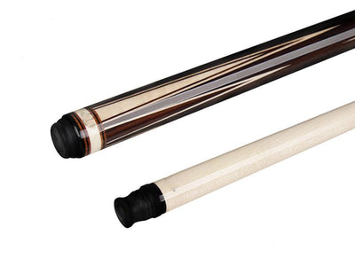 Billiards Black Leather Grip Pool Cue Stick Majestic Series inlaid XXPP
