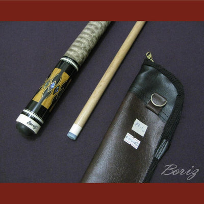 Boriz Billiards Laminated Snake Skin Grip Pool Cue Stick Original Inlays New - borizcustom