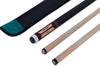 Boriz Billiards Black Leather Grip Pool Cue Stick Majestic  VBLD Series