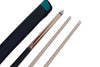 Boriz Billiards Black Leather Grip Pool Cue Stick Majestic  VBLD Series