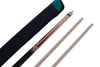 Boriz Billiards Black Leather Grip Pool Cue Stick Majestic  XXC Series