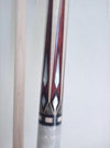 Boriz Billiards Black Leather Grip Pool Cue Stick Majestic 2BFD Series inlaid