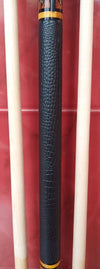 Boriz Billiards Black Leather Grip Pool Cue Stick Majestic Series inlaid G24D