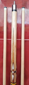 Boriz Billiards Black Leather Grip Pool Cue Stick Majestic Series inlaid GSCZ