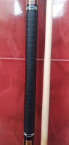 Boriz Billiards Black Leather Grip Pool Cue Stick Majestic  GV4X  Series inlaid