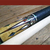 Boriz Billiards Black Leather Grip Pool Cue Stick Majestic Series - borizcustom