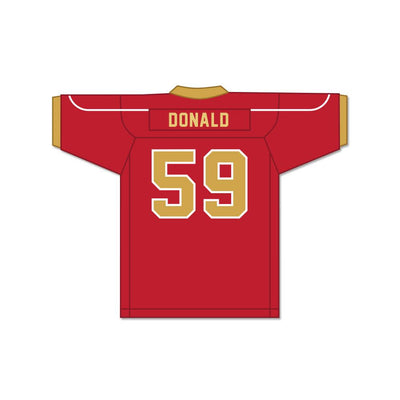 Aaron Donald 59 Penn Hills High School Indians Red Football Jersey