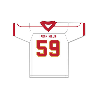 Aaron Donald 59 Penn Hills High School Indians White Football Jersey