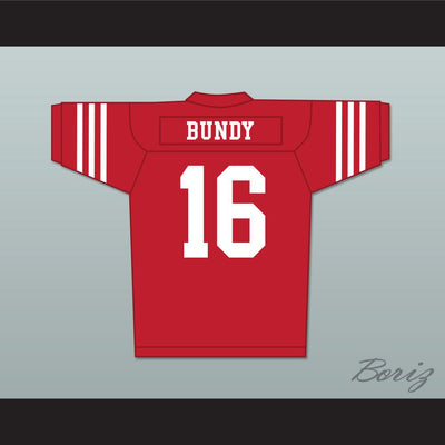 Al Bundy 16 Red Football Jersey Married With Children Ed O' Neill - borizcustom