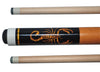 Boriz Billiards Black Leather Grip Pool Cue Stick Majestic  55A Series inlaid