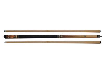 Boriz Billiards Black Leather Grip Pool Cue Stick Majestic 2XFC Series inlaid