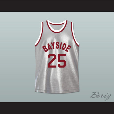 Saved By The Bell Zack Morris 25 Bayside Tigers Basketball Jersey - borizcustom