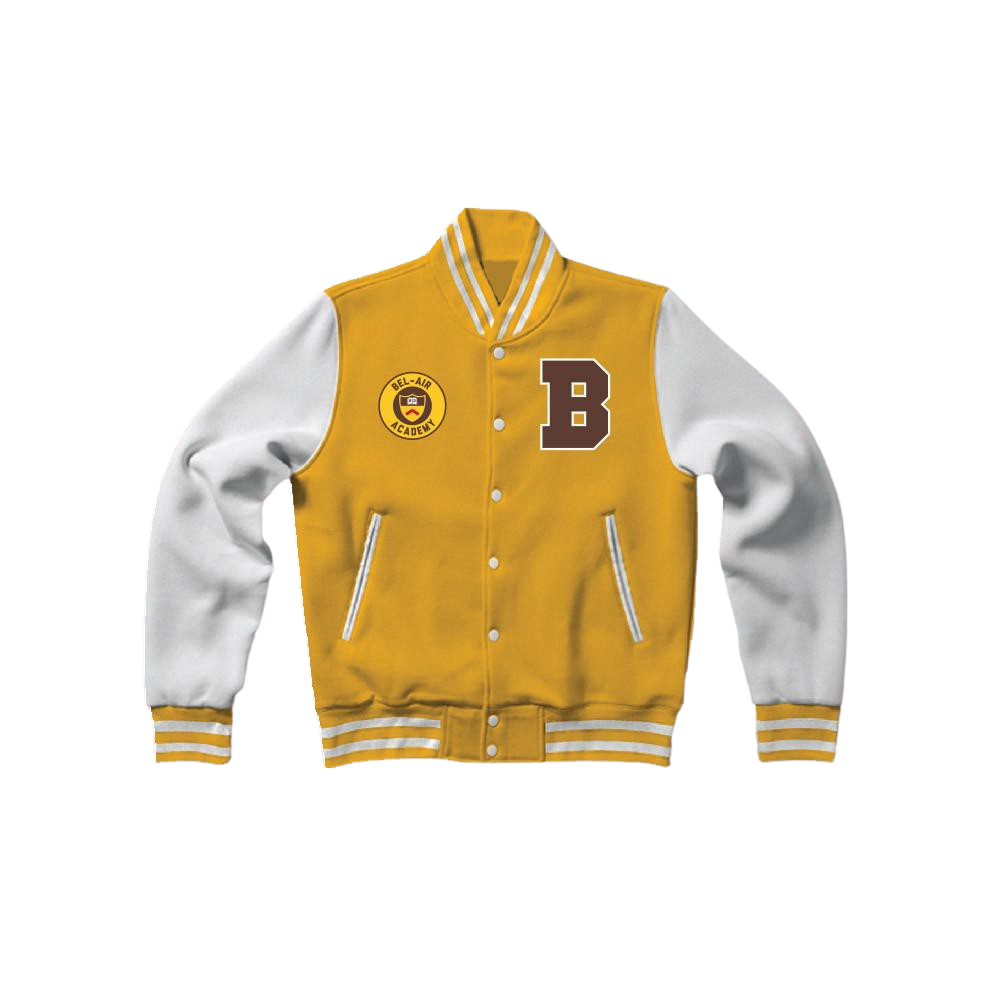 Bel-Air Academy Basketball Varsity Letterman Jacket-Style Sweatshirt The Fresh Prince of Bel-Air