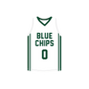 Lebron James Jr 0 Blue Chips White Basketball Jersey 1