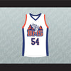 Thad Castle 54 Blue Mountain State Goats Basketball Jersey Stitch Sewn - borizcustom