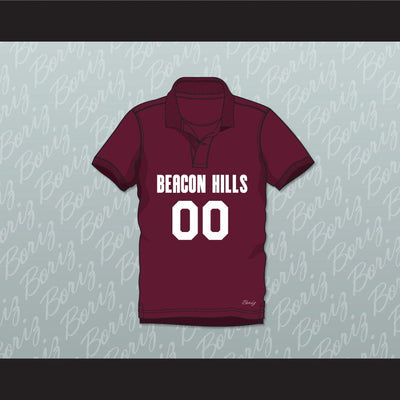 Derek Hale 00 Beacon Hills Cyclones Polo Shirt Teen Wolf - borizcustom