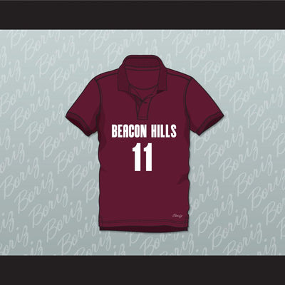 Scott McCall 11 Beacon Hills Cyclones Polo Shirt Teen Wolf - borizcustom