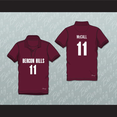 Scott McCall 11 Beacon Hills Cyclones Polo Shirt Teen Wolf - borizcustom - 3