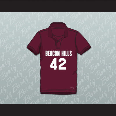 Scott Howard 42 Beacon Hills Cyclones Polo Shirt Teen Wolf - borizcustom - 1
