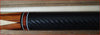 Boriz Billiards Black Leather Grip Pool Cue Stick Majestic  FB9C Series inlaid