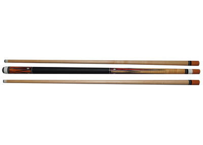 Boriz Billiards Black Leather Grip Pool Cue Stick Majestic 5XGC Series inlaid