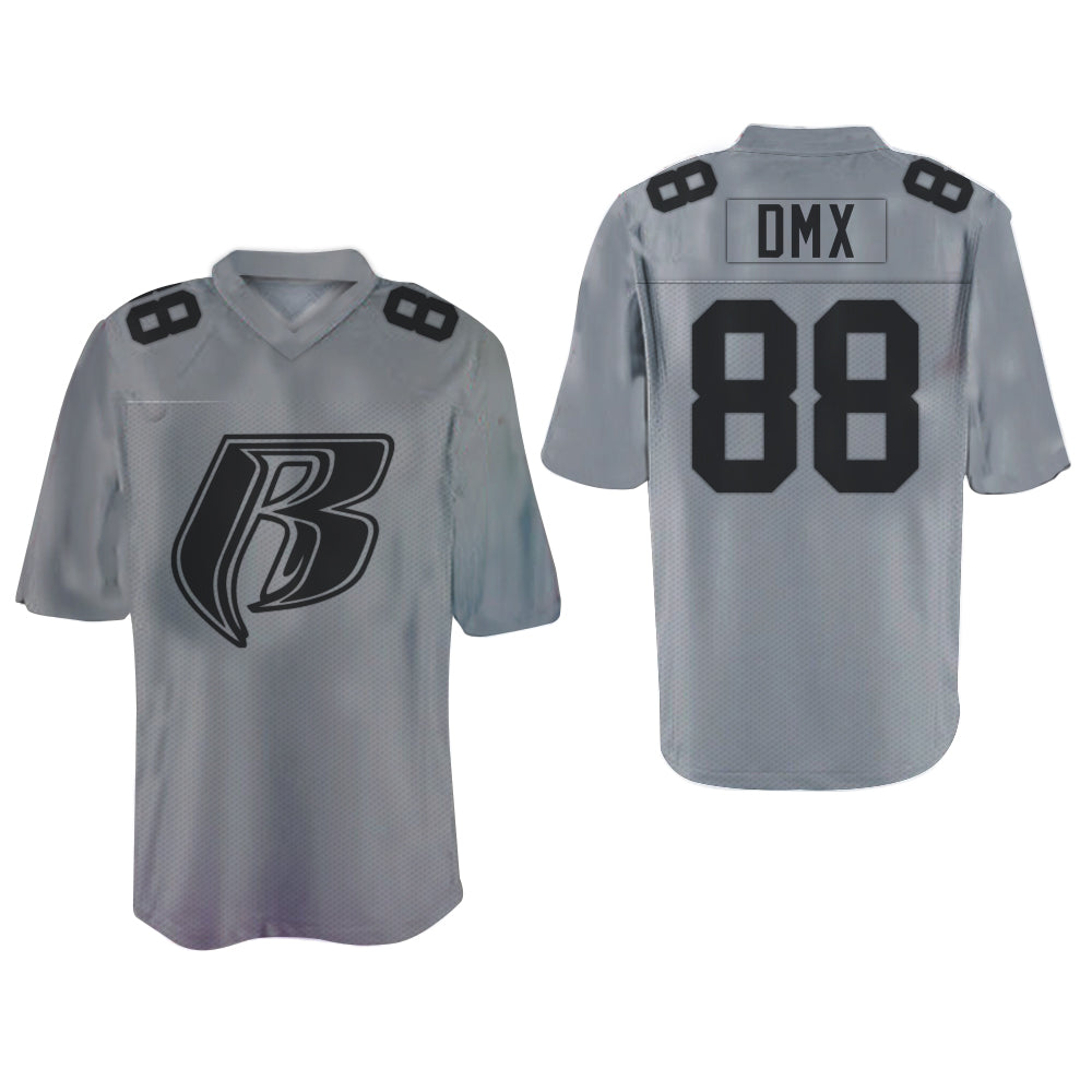 DMX Rough Ryders 88 New Gray Football Jersey