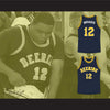 Hang Time Teddy Broadis 12 Deering Tornados High School Basketball Jersey - borizcustom - 3
