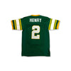 Derrick Henry 2 Yulee High School Hornets Green Football Jersey