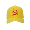 Drago Hammer and Sickle USSR CCCP Russia Yellow Baseball Hat