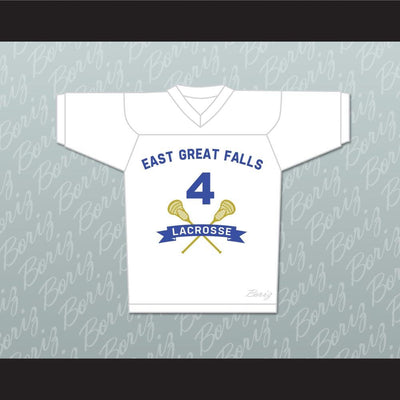Steve Stifler 4 East Great Falls Lacrosse Jersey Stitch Sewn - borizcustom
