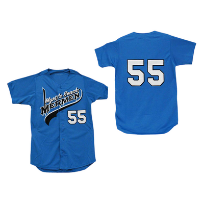 Kenny Powers Eastbound and Down Myrtle Beach Mermen Baseball Jersey New