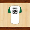 Frog Baseball 69 Beavis Baseball Jersey by Morrissey&Macallan - borizcustom