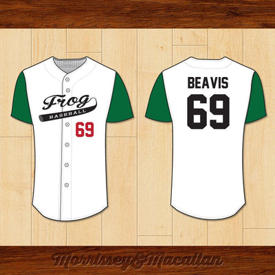 Frog Baseball 69 Beavis Baseball Jersey by Morrissey&Macallan - borizcustom